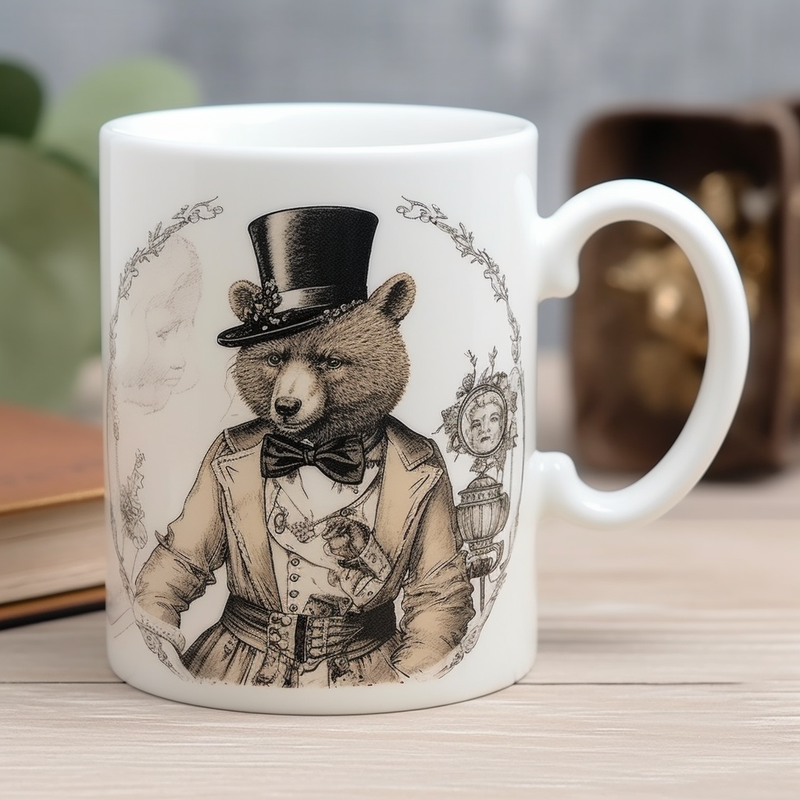 Steampunk Mug Bear