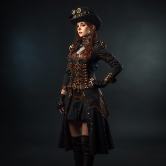 Steampunk Woman Clothing / Customs