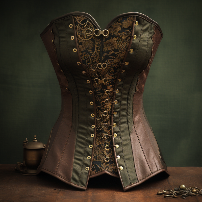 Steampunk Brown Corsets