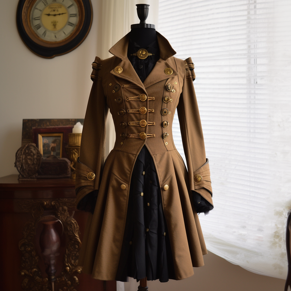 Steampunk Lady  Coat